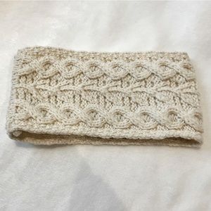 Aran wool headband
